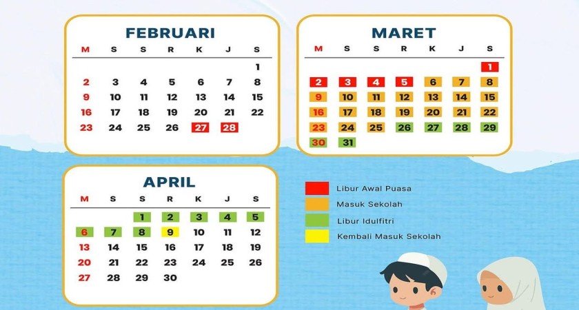 INFO : Libur Sekolah Awal Puasa dan Penyesuaian Jam Masuk Selama Ramadan di SMPN 1 Papar