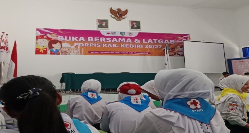 Latihan Gabungan dan Buka Bersama FORPIS Kabupaten Kediri, Perkuat Jiwa Kemanusiaan di Bulan Ramadan