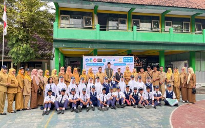 Bangun Generasi Tangguh, SMPN 1 Papar Gaungkan Ikrar Pelajar Kabupaten Kediri